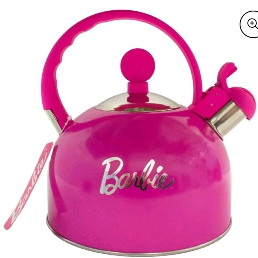 New pink barbie tea kettle tea pot stainless steel teapot